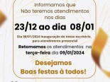 Recesso de Fim de Ano